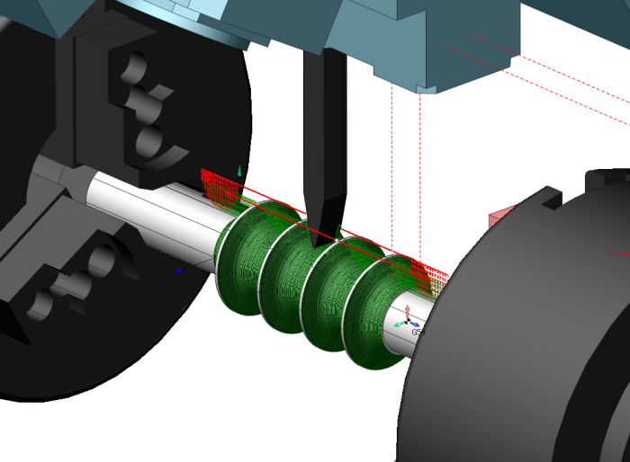 Screw parts with an arbitrary profile