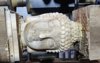 Buddha head by milling | SprutCAM X