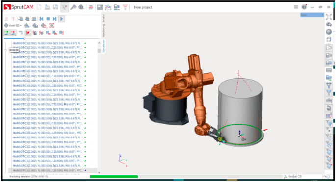 Stabuli robot programming for dental prosthetics | SprutCAM X