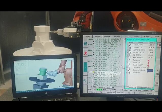 robot milling