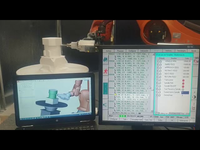 robot milling