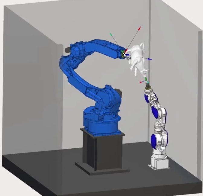 Chinese ox by robot milling