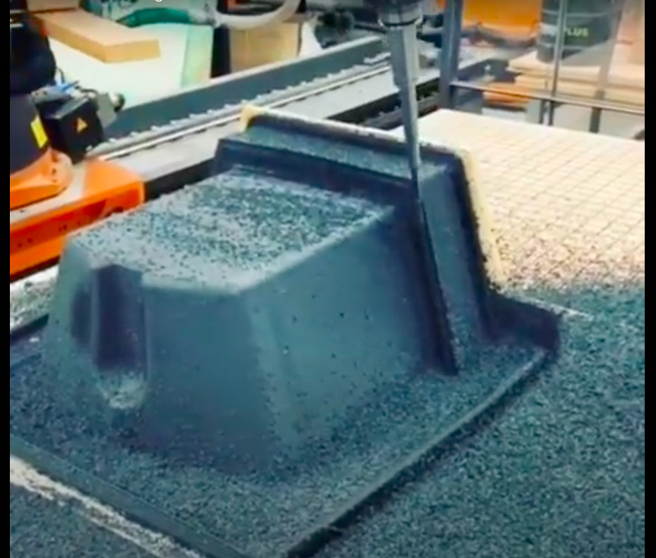 Blueflame3D & SprutCAM Robot milling
