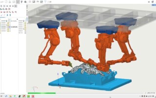 Quadruple ABB WaterJet cutting