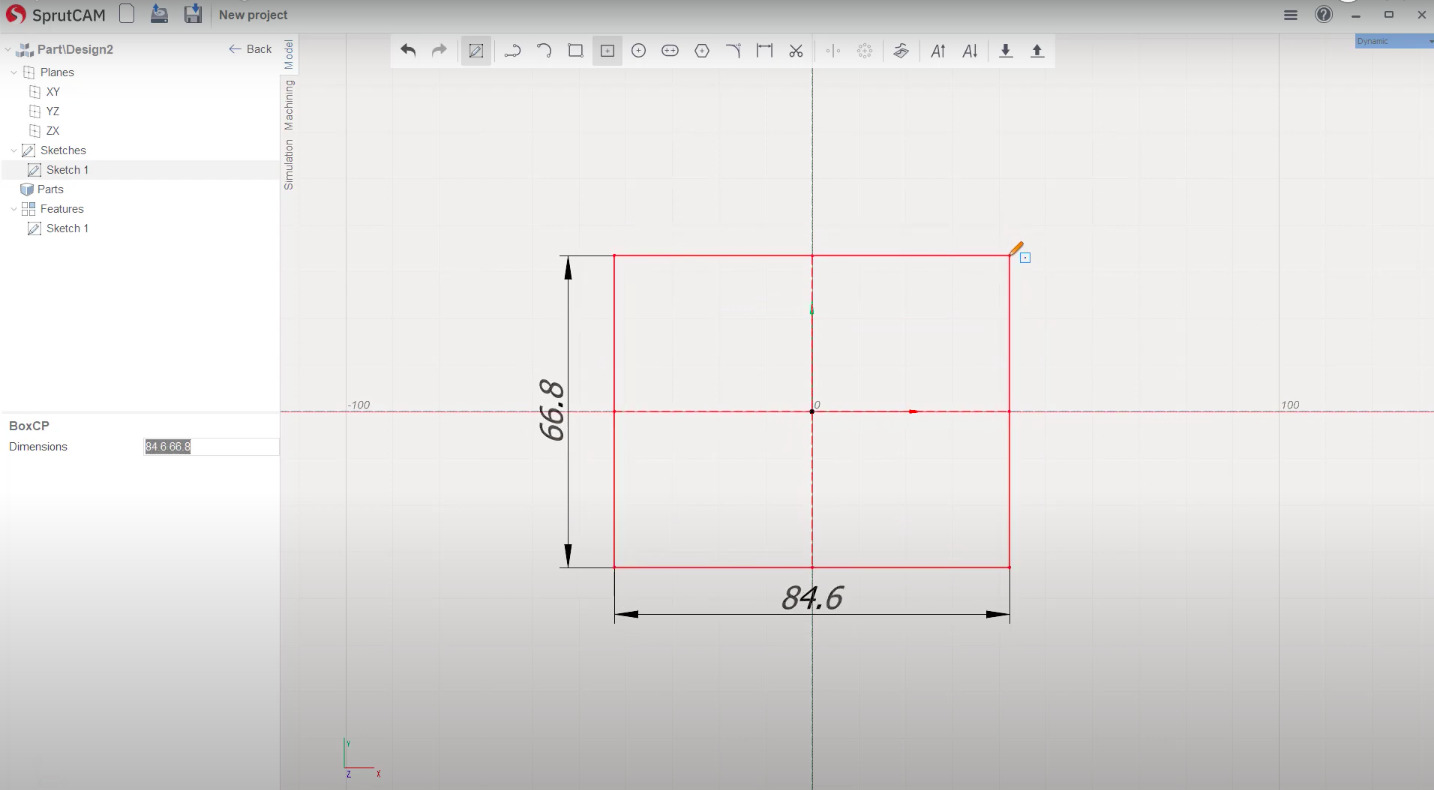 Creating CAD model | SprutCAM X