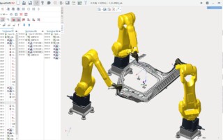 triple robot laser cutting