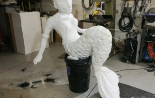 Robotic carving of a mermaid by elka studios | SprutCAM X