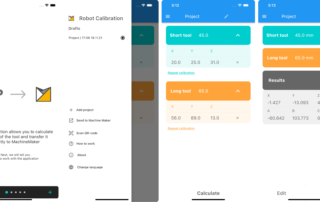Robot Calibration mobile app