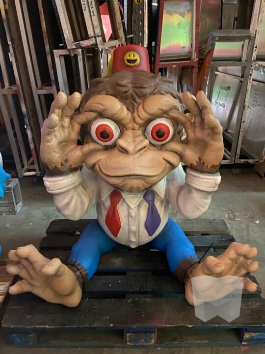A Delusionville character created with the help of SprutCAM X CAD/CAM system