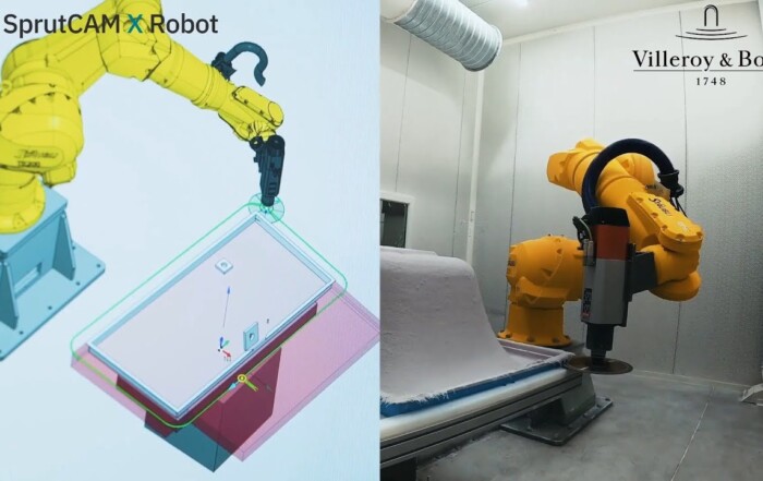 Robotic sculpting with a Kuka robot from Sweden | SprutCAM X