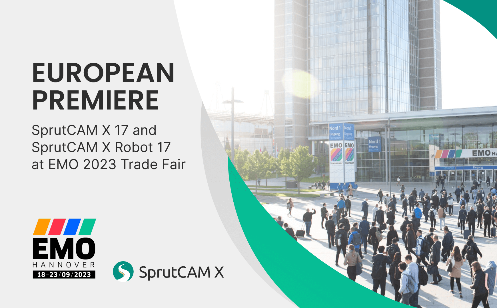 European Premiere of SprutCAM X 17 and SprutCAM X Robot 17 at EMO 2023 Trade Fair | SprutCAM X