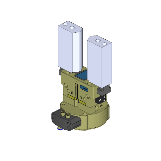 SCHUNK Pneumatic 2-finger parallel gripper | SprutCAM X