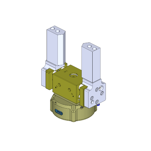 SCHUNK Pneumatic long-stroke gripper | SprutCAM X