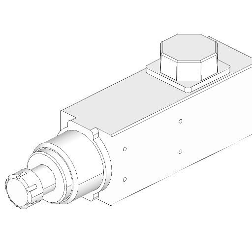 TeknoMotor C41-47-C-DB-P-ER25-HY | SprutCAM X