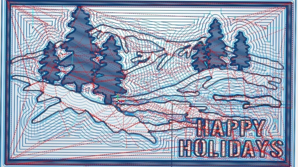Some Holiday tool paths Holiday Season: Gift Idea Made with SprutCAM X on a Tormach CNC Router | SprutCAM X