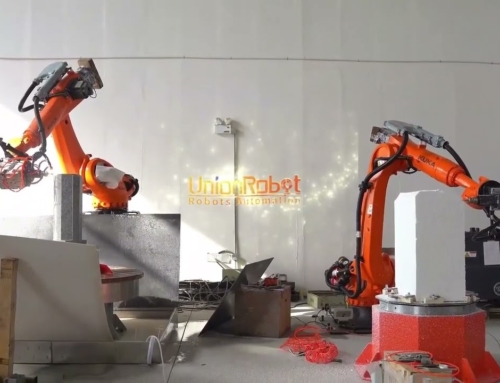 KUKA Robotic Arm Milling Stone Sculpture