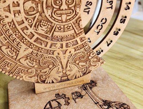 The Aztec Calendar by Robotic Laser Cutting